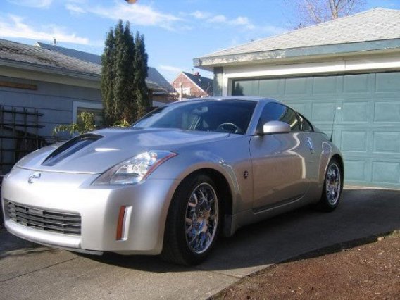 2003-2006 Nissan 350Z [Z33] Power Hood [Fiberglass Series 2] - 1035008 Stillen Exterior Styling