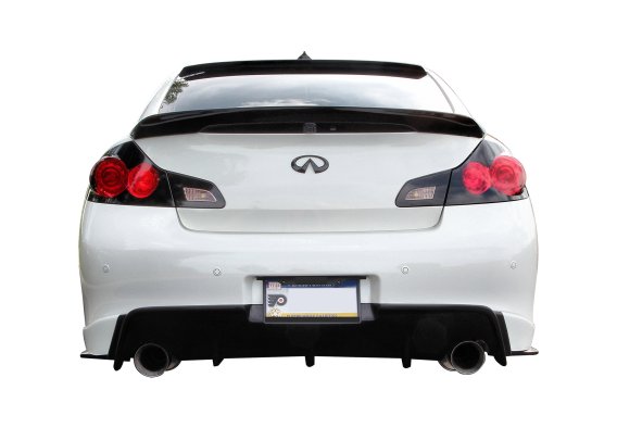 2007-2008 Infiniti G35 / 2009-2012 G37 Trunk Spoiler [Backup Camera] - KB11843 Stillen Exterior S...