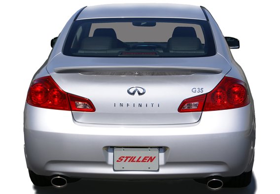 2007-2012 Infiniti G35 [Sedan] Rear Trunk Spoiler [w/o Backup Camera] - 103869 Stillen Exterior S...