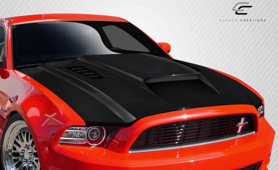 Carbon Creations 106262 CVX Hood for 2013-2014 Ford Mustang or 2010-2014 Mustang GT500