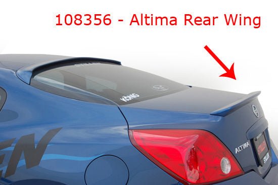 2008-2012 Nissan Altima Coupe Rear Deck Wing - 108356 Stillen Exterior Styling