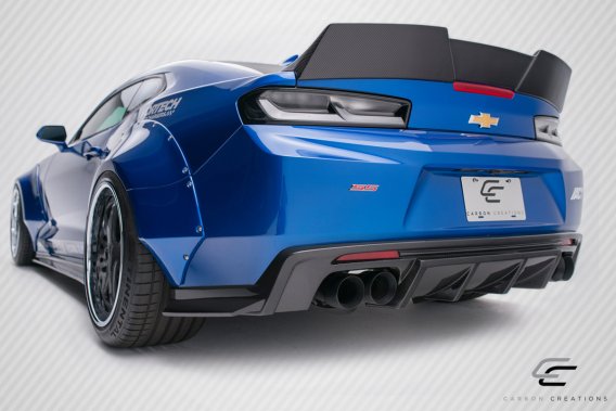 Carbon Creations 113050 Grid Rear Diffuser for 2016-2018 Chevrolet Camaro