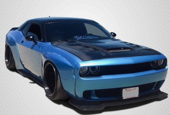 Carbon Creations 113490 Viper Look Hood for 2008-2023 Dodge Challenger