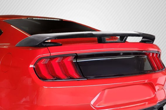 Carbon Creations 115380 Performance PP1 Look Rear Wing Spoiler for 2015-2023 Ford Mustang Coupe