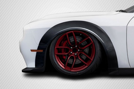 Carbon Creations 116359 Demon Look Wide Body Fender Flares for 2015-2023 Dodge Challenger