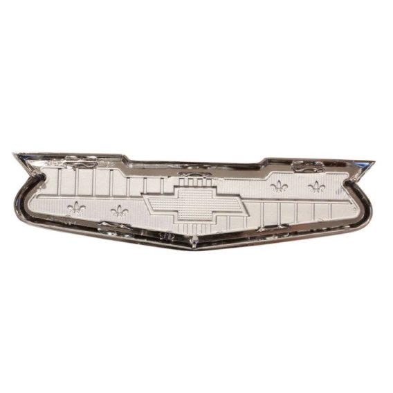 1956 and 1960 Full-Size Chevrolet V-8 and 6-Cylinder Trunk Emblem Assembly, Each