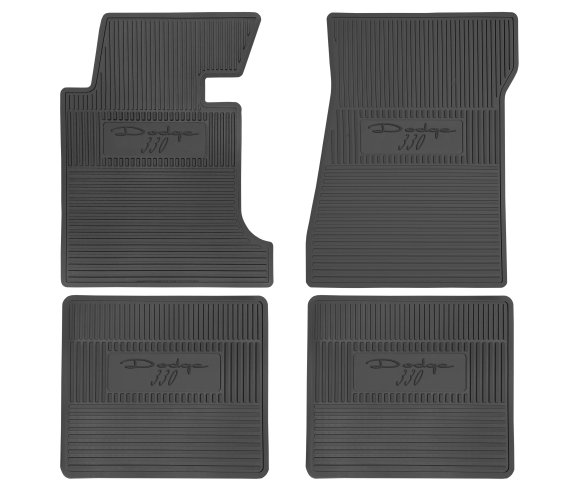 1963-1964 Dodge 330 B-Body Next Generation Custom Vintage Rubber Floor Mats Package