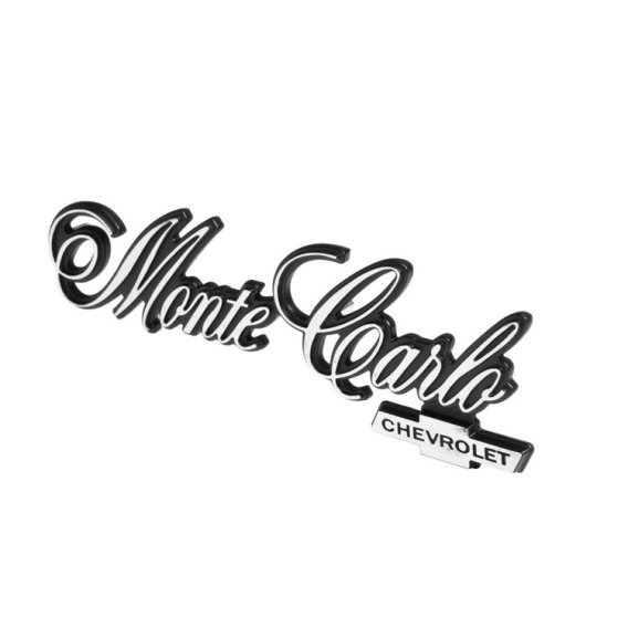 1976-1977 Monte Carlo and Chevrolet Rear Panel Emblem, Sold as Each