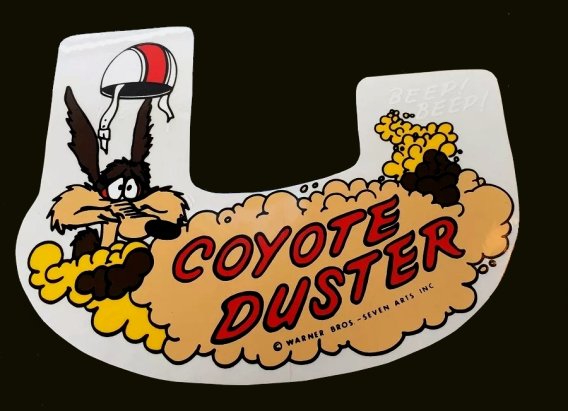 1969-70 Plymouth Road Runner Coyote Duster Air Cleaner Decal 69 70 Mopar