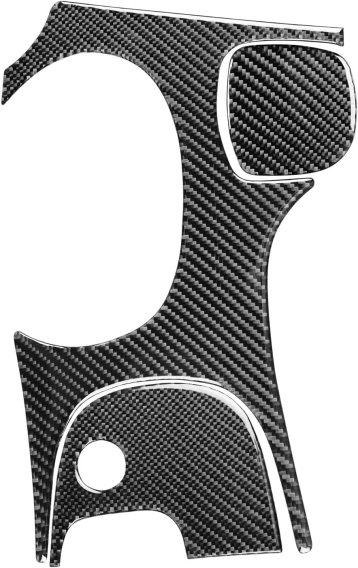 1997-2004 Corvette C5 Carbon Fiber Center Console Overlays 4pc Kit