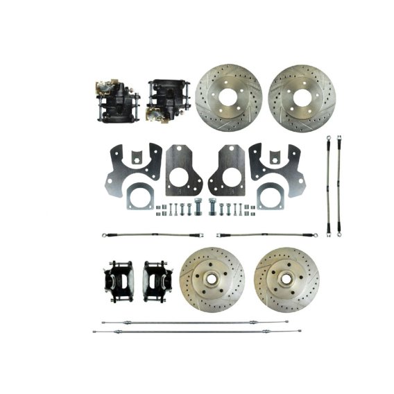 1982-1987 Chevrolet El Camino Front and Rear Brake Conversion Kit The Right Stuff A82RD78S