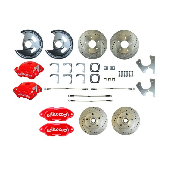 1979-1981 Chevrolet Camaro Front and Rear Brake Conversion Kit The Right Stuff F79RDM25Z