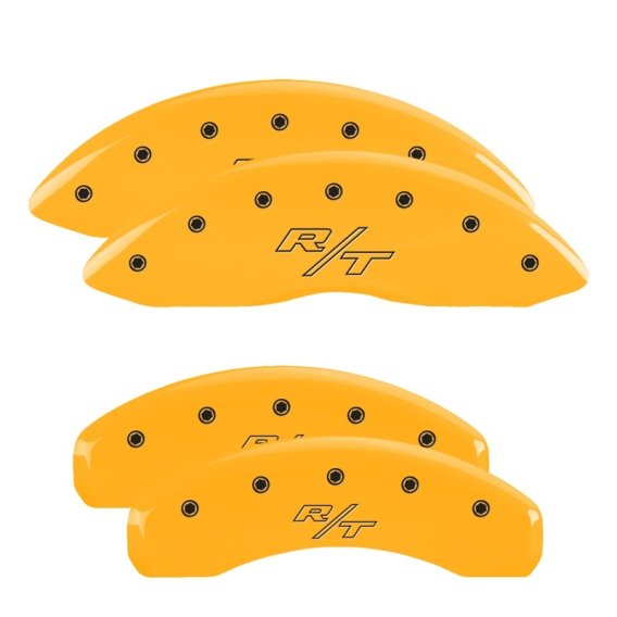 2014-2019 C7 Corvette Yellow Powder Coated Caliper Covers with Z51 Logo