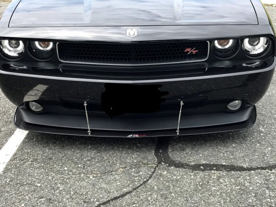 APR Performance Carbon Fiber Wind Splitter With Rods fits 2008-2010 Dodge Challenger R/T & SXT