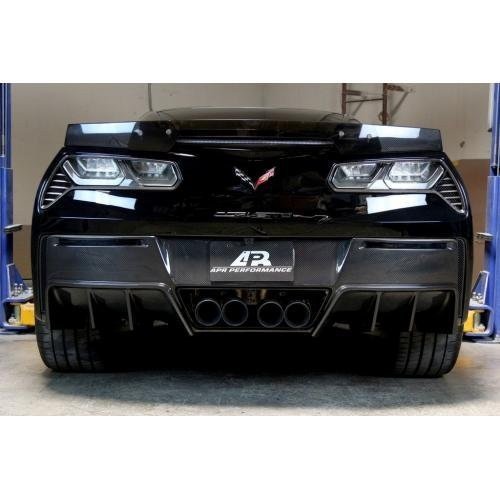 2014-2019 C7 Corvette Carbon Fiber Rear Diffuser Version 2 APR Performance