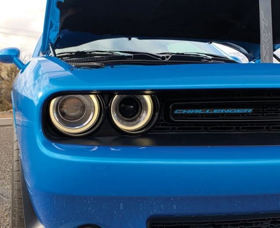 2015-2021 Challenger Acrylic Front Grill Badge