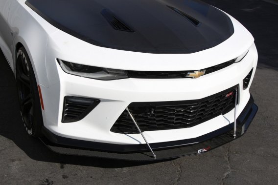 APR Performance Carbon Fiber Wind Splitter With Rods fits 2016-up Chevrolet Camaro SS 1LE