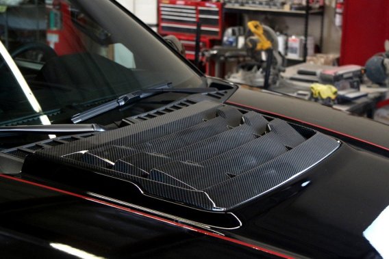 2017-2019 Ford Raptor APR Carbon Fiber Hood Vent CF-207005