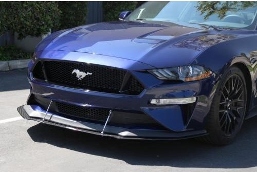 2018-2019 Ford Mustang With Performance Pack APR Carbon Fiber Front Splitter CW-201810