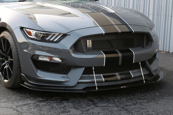 APR Performance Carbon Fiber Wind Splitter With Rods fits 2018-up Shelby Mustang GT350