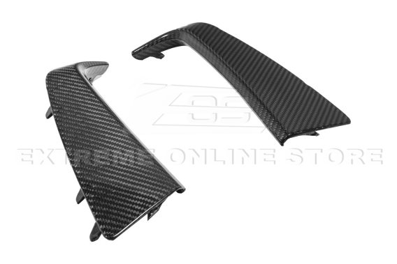 2019 C7 Corvette ZR1 Carbon Fiber Front Bumper Vent Brows Insert