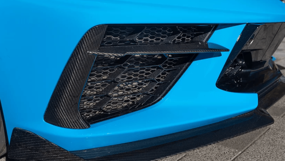 2020-2024 Corvette C8 AGM Carbon Fiber Grille Inserts