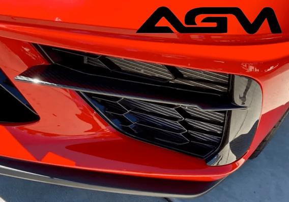 2020-2024 Corvette C8 AGM Carbon Fiber Grille Inserts