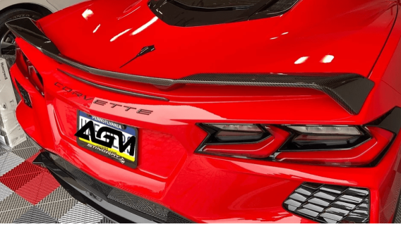 2020-2025 Corvette C8 Visible Carbon Fiber Z51 Spoiler From AGM