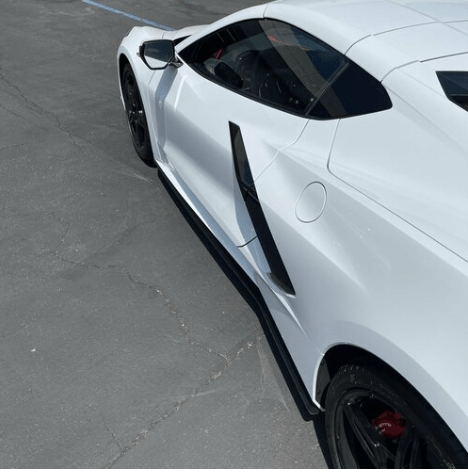 2020-2024 Corvette C8 ZL1 Addons Side Skirt Extensions