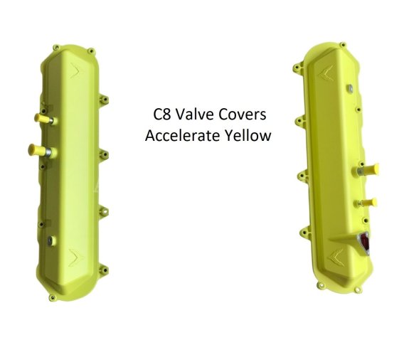 2020-2023 C8 Corvette AHC Painted Or Carbon Fiber Valve Covers Set