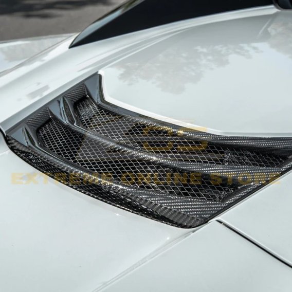 2020-2023 C8 Corvette Convertible Carbon Fiber Rear Hatch Vent Cover