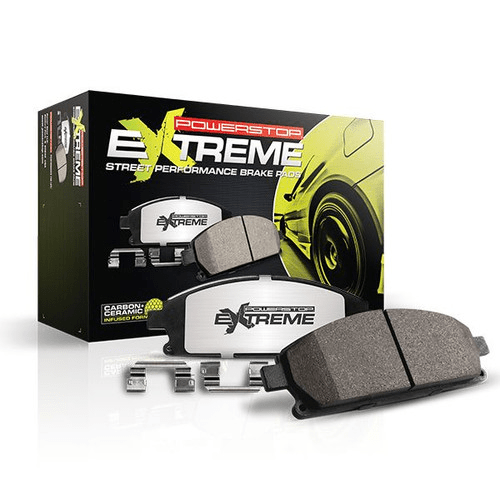 2020-2024 Corvette C8 Power Stop Front Z26 Street Performance Carbon Fiber Ceramic Brake Pad Kit ...