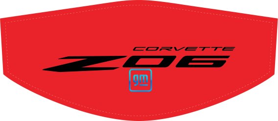 2020-2023 C8 Corvette Trunk Cover White Z06 + CORVETTE Logo