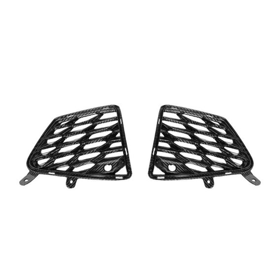 2020-2023 Corvette C8 Carbon Fiber Rear Bumper Grille Vent Insert 