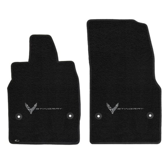 2020-2023 Corvette C8 Lloyd Mats C8 Flags Monochromatic & Stingray Word Combo