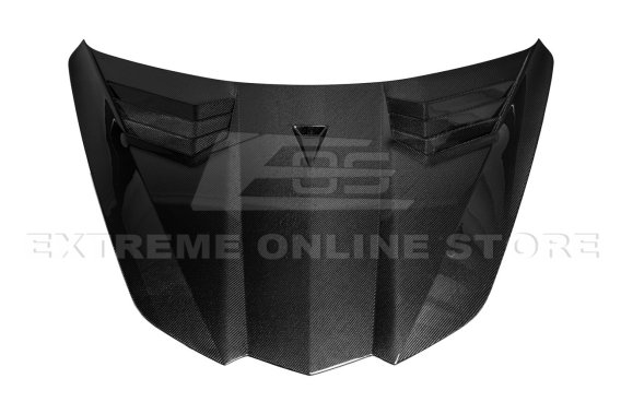 2020-2024 C8 Corvette GT3 R CARBON FIBER Vented Extractor Hood