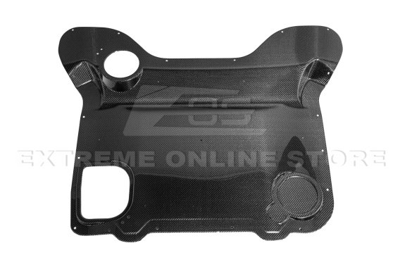 2020-2024 CORVETTE C8 HTC CARBON FIBER ENGINE BAY PANEL COVER