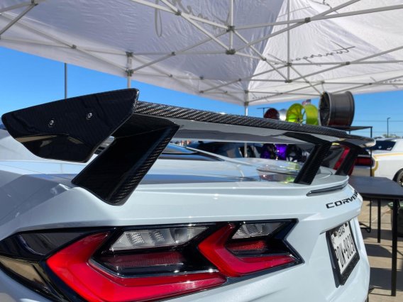 2020-2024 Corvette C8 LG Carbon Fiber Rear High Wing