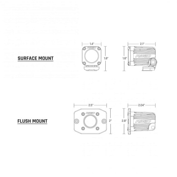 Flood Motorcycle Kit High/Low Ignite RIGID Industries 20741