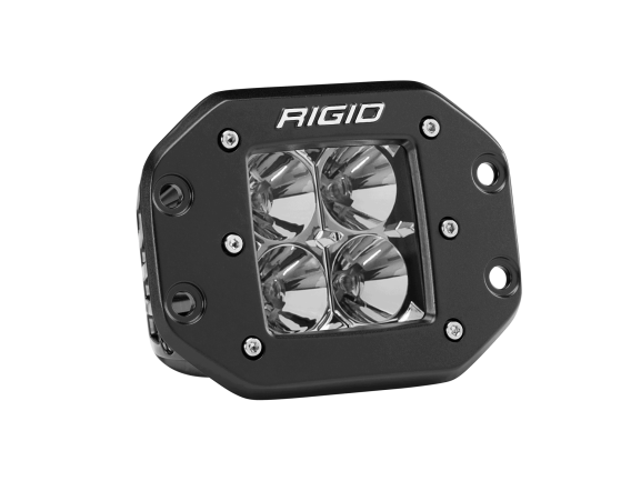 Flood Flush Mount Black D-Series Pro RIGID Industries 211113