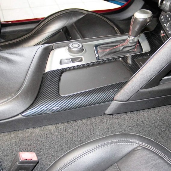 2014-2019 Corvette C7 Carbon Fiber Center Console Outer Panel Overlay