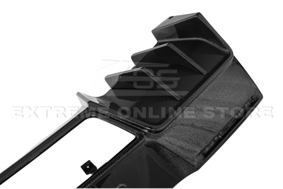 2014-2019 Corvette C7 Factory Package Carbon Fiber Rear Bumper Diffuser