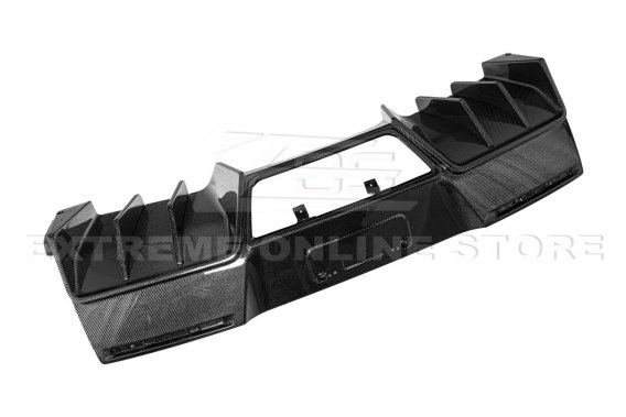 2014-2019 Corvette C7 Factory Package Carbon Fiber Rear Bumper Diffuser