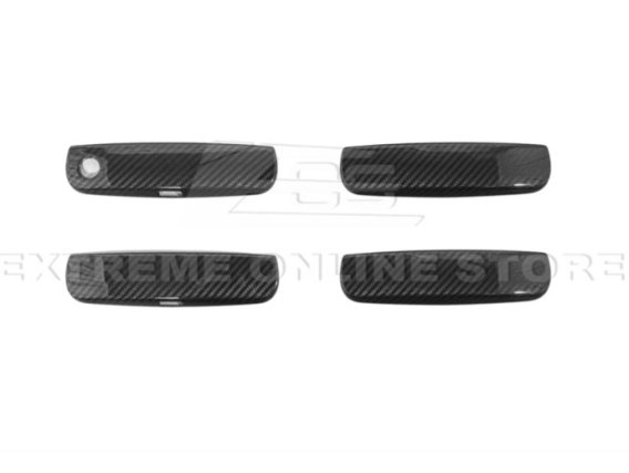 2015-2023 Dodge Charger Carbon Fiber Door Handle Overlays