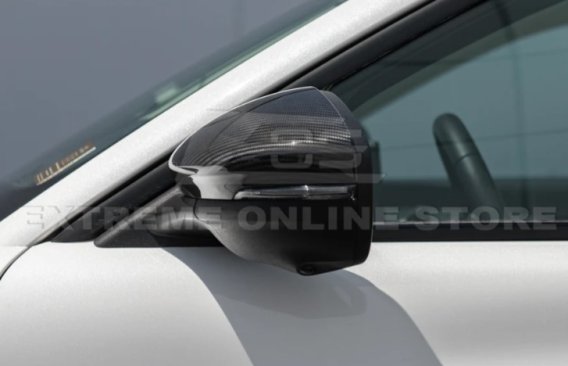 2021-2024 Ford Mustang Carbon Fiber Mach-E Mirror Overlays