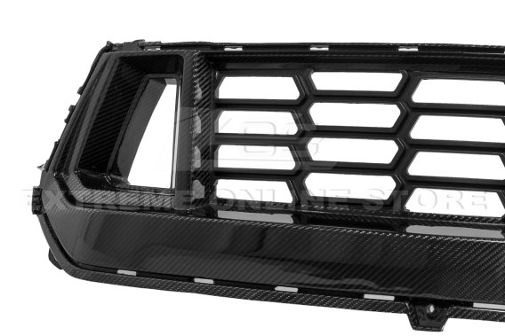 2024-Up Mustang GT Replacement Carbon Fiber Front Grille Cover