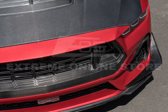 2024-Up Mustang GT Replacement Carbon Fiber Front Grille Cover