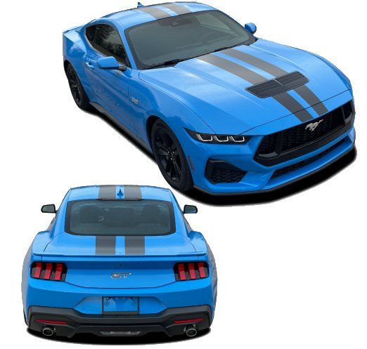 2024 Ford Mustang Premium GT Rally Stripes Kit