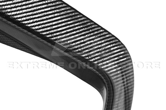 2024 Mustang EcoBoost Carbon Fiber Front Lower Side Grille Inserts