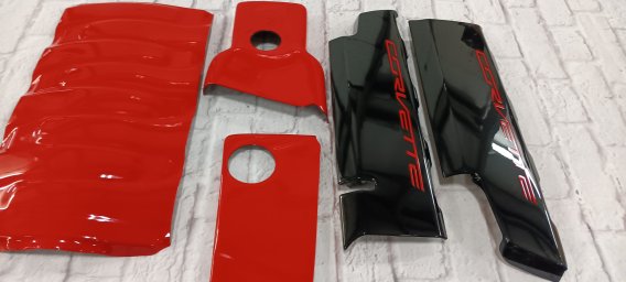 2014-2019 C7 Corvette Painted Fuel Rail Covers